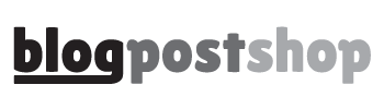 Blog Post Shop